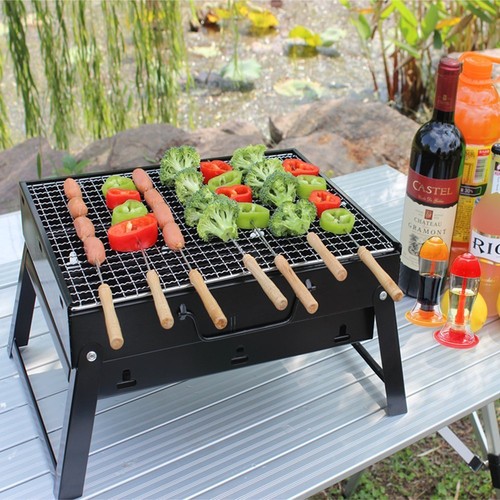 Barbecue carbone acciaio - carbone, in