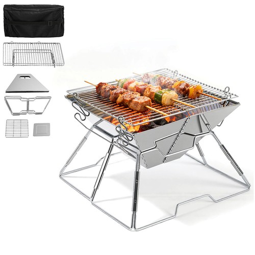 Barbecue acciaio inox fornello - acciaio,