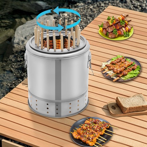 Barbecue carbone rotondo - a,