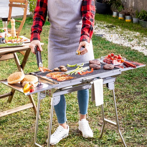 Barbecue carbone pieghevole - barbecue, a
