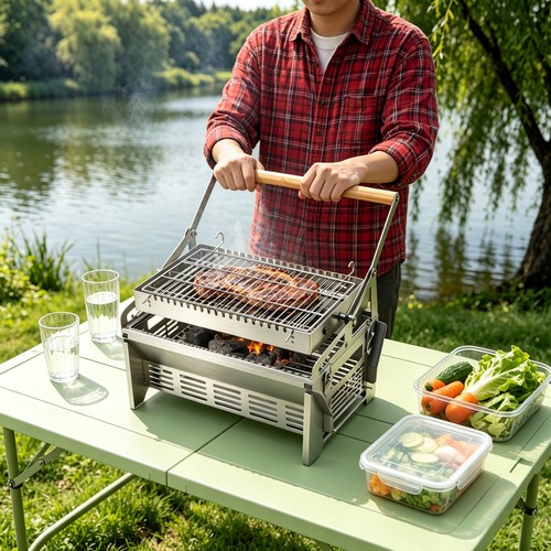 Barbecue girevole 360 - barbecue, 360°