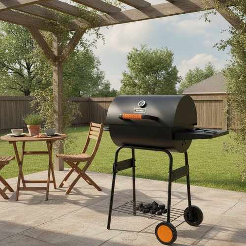 Barbecue carbone grill - barbecue, a